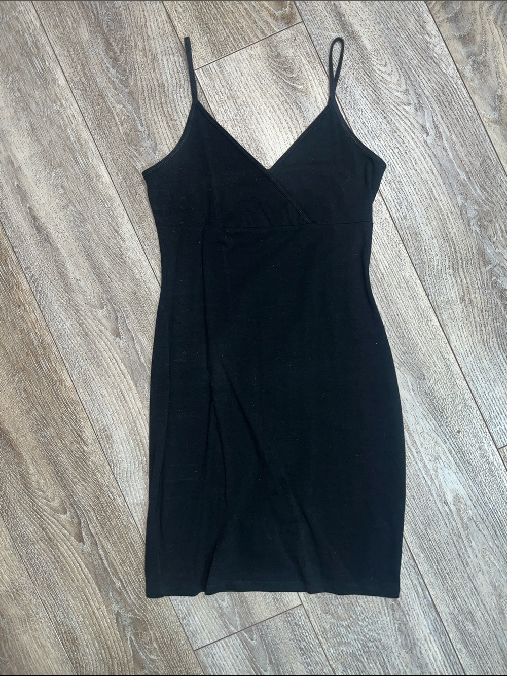 wild fable Black Spaghetti Strap Mini Dress